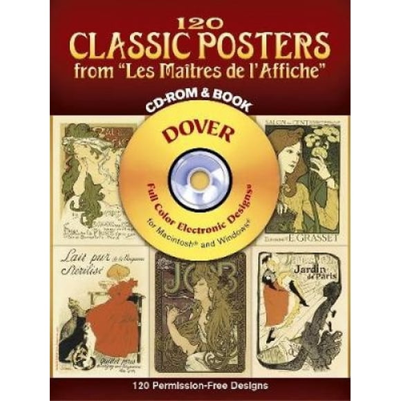 120 Classic Posters from "Les Maitres de l'Affiche" (Dover Electronic Clip Art)