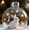 C, variant on Taicans Christmas Tree Ornaments - forest-themed Glass Snowflake Ball with Deer & Highland Cow Designs,Clear Glass & Metal Top,Perfect for Holiday Decor,Wreaths & Gift Giving,Christmas Decorations