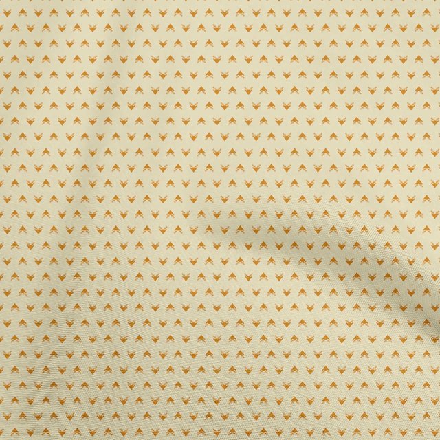 oneOone Rayon Light Yellow Fabric Animal Sewing Craft Projects Fabric Prints By Yard 56 Inch Wide