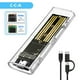 thumbnail image 4 of Caja externa para SSD jixopn M.2 NVME NGFF, PCIe de 10 Gbps, para portátil (tipo C-tipo CA), 4 of 8