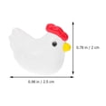 thumbnail image 2 of 15 Pcs Mini Easter Ornements Adorables Œuf de Poussin Décors Animaux en Résine Ornements Easter, 2 of 7