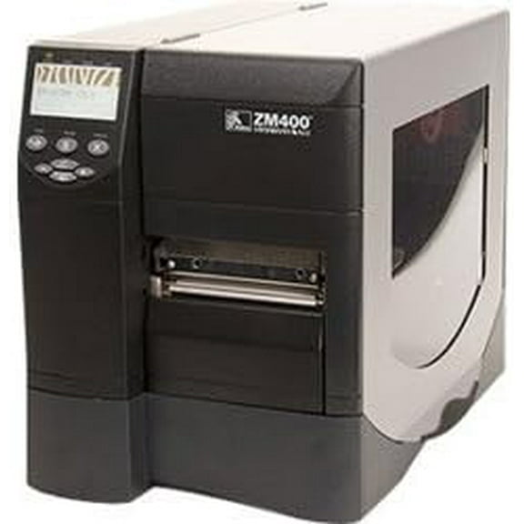 Restored Zebra ZM400 Industrial Label Printer – 4″ Print Width – 600 dpi – Direct Thermal/Thermal Transfer – USB, Serial & ZebraNet 10/100 Ethernet – ZM400-6001-0100T (Refurbished)