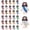 30, variant on 30PCS Little Jesus Figures, Mini Jesus Figurines in Bulk, Multicolor Tiny Religious Figurines for Easter Egg Stuffers, Hiding Games & Religious Gifts