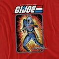 thumbnail image 2 of G.I. Joe Cobra Commander Card Unisex Adult T-Shirt, Red, Large, 2 of 6
