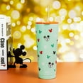 thumbnail image 3 of Zak Designs 25 oz Disney Straw Tumbler Stainless Steel Vacuum Insulated for Travel Drinks Hot Cold Mickey Mouse, 3 of 8