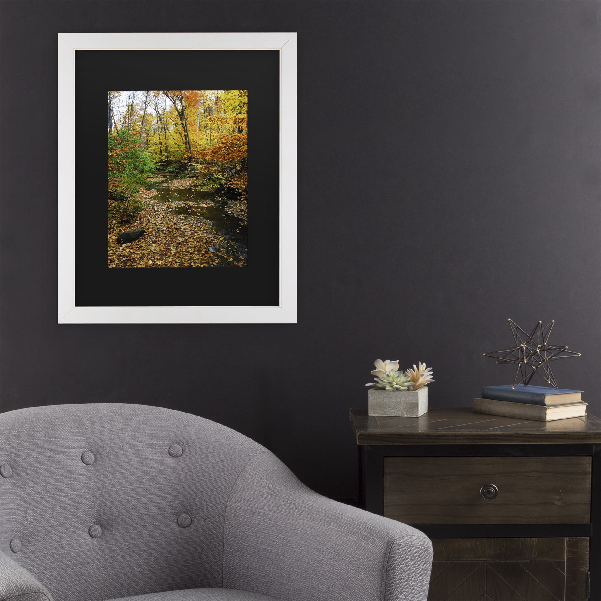Trademark Fine Art 'Autumn Stream' Canvas Art by Kurt Shaffer