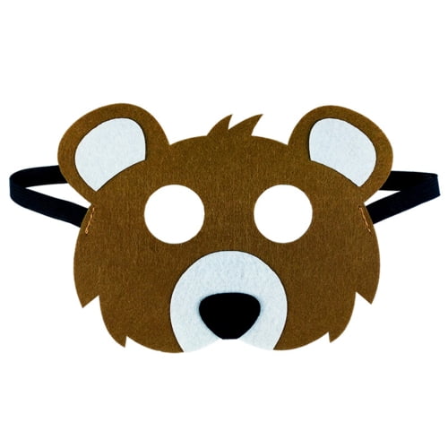 7pcs Creative Cartoon Animal Series Party Masks For Kids Cute