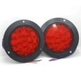 thumbnail image 2 of US 2-4 Pack 4" 16 LED Round Led Trailer Tail Brake Stop Turn Lights Waterproof, 2 of 5