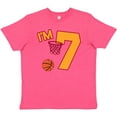 thumbnail image 3 of Inktastic Im Seven Seventh Birthday Basketball Youth T-Shirt, 3 of 5