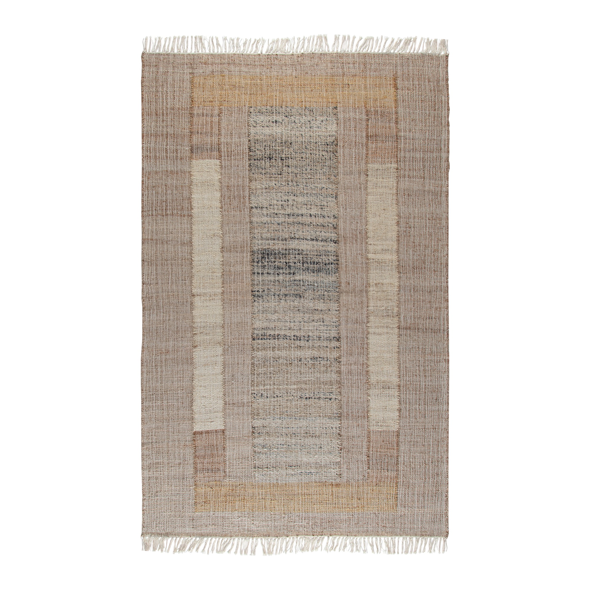 Anji Mountain Bohemian Hand-Made Area Rug, 96 in x 120 in