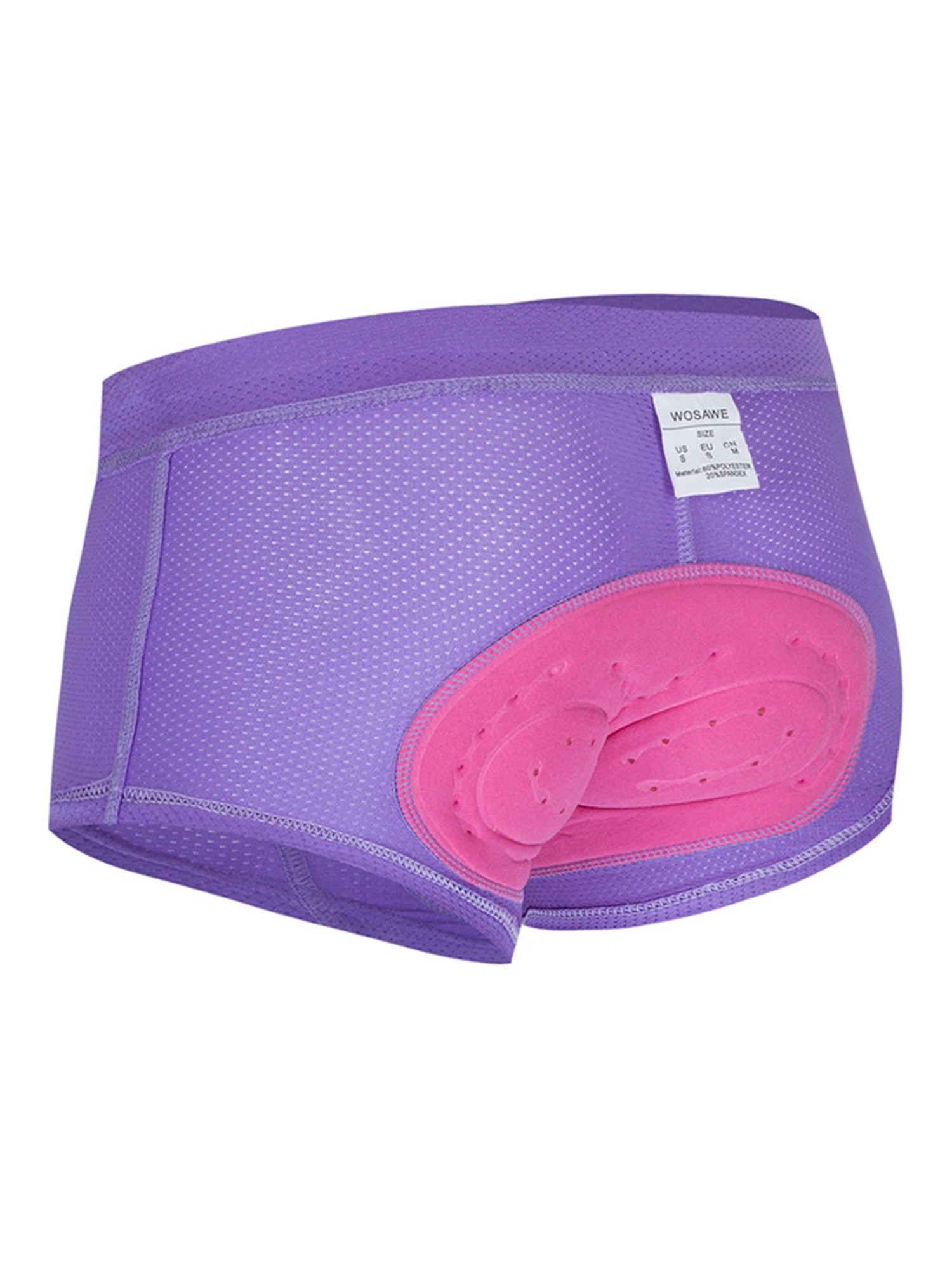Ploreser Womens Cycling Underwear 3D Gel Padded Breathable Mesh MTB