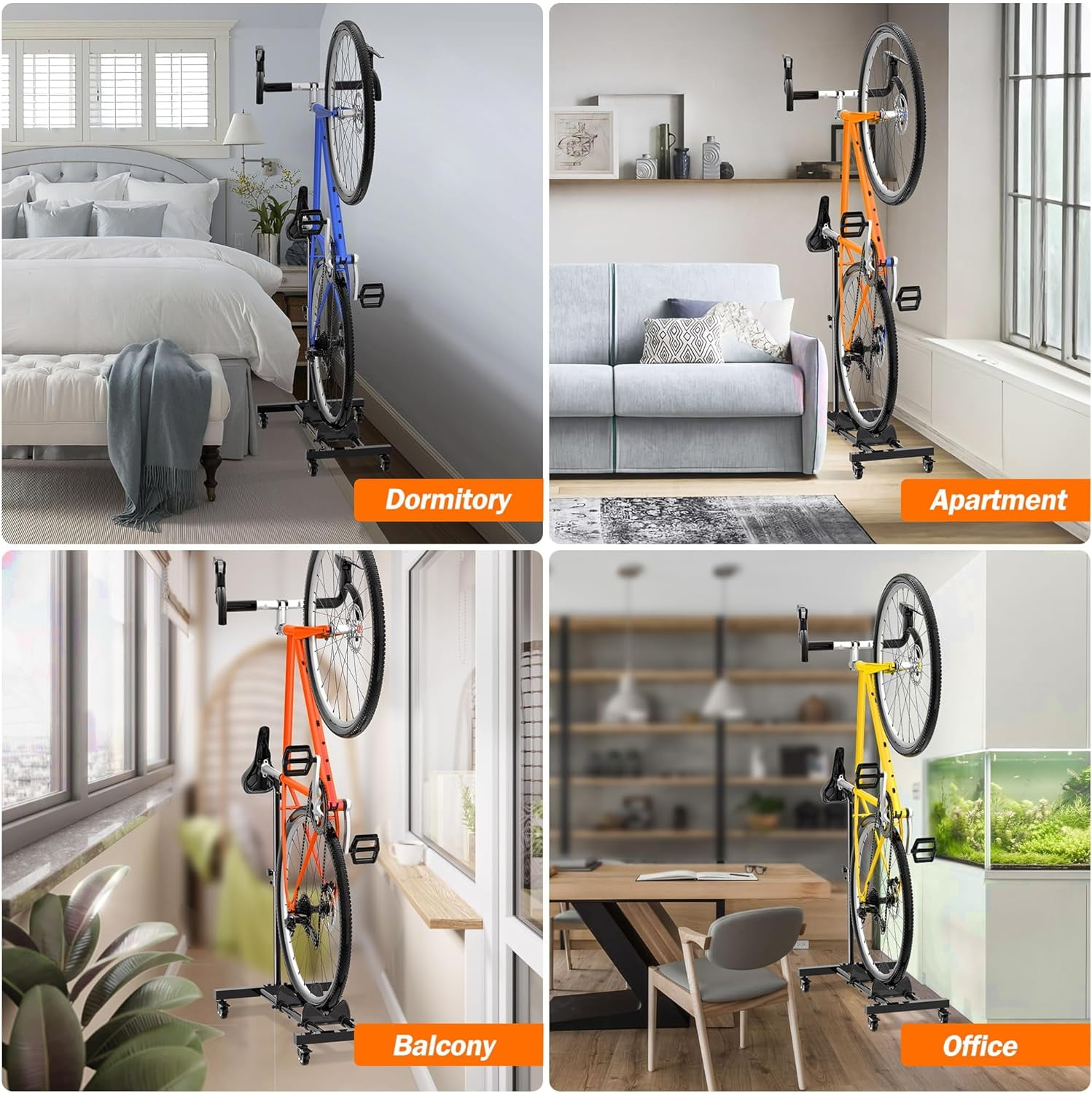 Indoor apartment bike rack sale