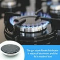 thumbnail image 2 of Yammee 4Pcs Gas Stove Burners Cover Universals Burners Crown Flame Cap Oven Cooker Hob, 2 of 11