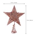 thumbnail image 2 of 1pc Christmas Tree Decorative Topper Shiny Party Ornament Star Designed Pendant, 2 of 8