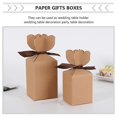 thumbnail image 5 of Ribbon Candy Square Box Candy Storage Holders with 20Pcs for Wedding Use, 5 of 5