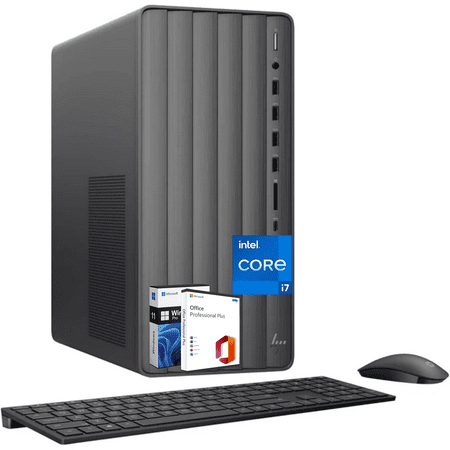 HP Envy Desktop PC, Intel Core i7-14700, 64GB RAM, 4TB SSD, Windows 11 Pro, Microsoft Office Lifetime, Intel UHD Graphics 770