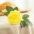 thumbnail image 4 of Sanmadrola Artificial Rose Artificial Flowers Foam Fake Roses with Stems for DIY Wedding Bouquets White Bridal Shower Centerpieces Arrangements Party Tables Decorations, 4 of 6