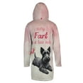 thumbnail image 2 of Every Fart is Love Note Scottish Terrier Guilty Face Happy Valentine's All Over Print 3D Hooded Duffle Toggle Coat Scottie Dog Lover Gifts - 01016, 2 of 6
