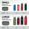 thumbnail image 3 of Healthy Human Protective Silicone Bumper Boots for Stein Bottles - Fits 16oz and 21oz Bottles. BPA Free Anti-Slip Bottom Silicone Sleeve Cover Boot, Gray, 3 of 7