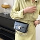 thumbnail image 4 of Bolso de mano para mujer, de piel sintética, tipo bandolera, para cena, con cadena y acolchado, color negro, 4 of 5
