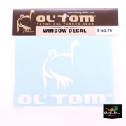 UPC 684002000673 product image for OL\' TOM TECHNICAL TURKEY GEAR WHITE WINDOW DECAL | upcitemdb.com
