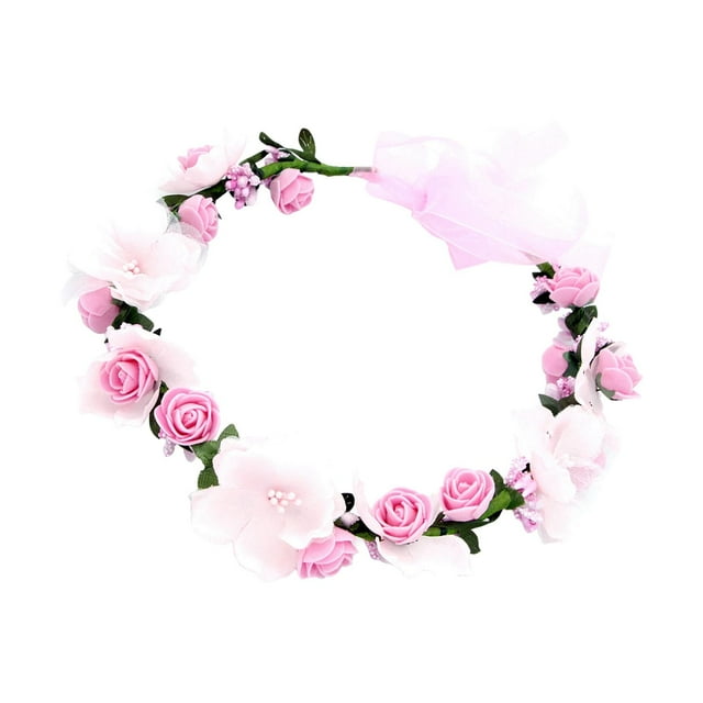 Diadema Nupcial Floral Macarena Tipo 5 C Corona de Pelo