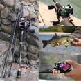 thumbnail image 7 of Sougayilang Fishing Rod Reel Combos 4 Piece Carbon Casting Fishing Rod and 18+1BB Casting Reel Set, 7 of 7