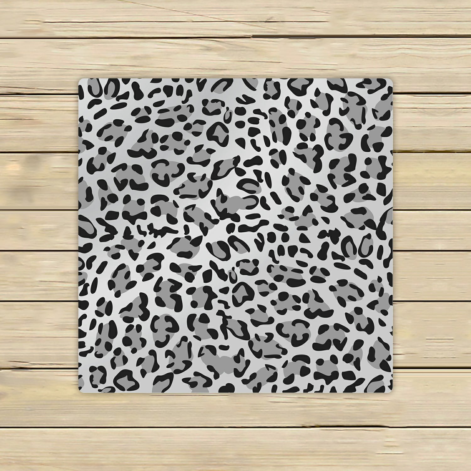 ECZJNT Leopard Print Pattern Gray Scale Beach Bath Towels Shower Towel For  Home Outdoor Travel 13x13 Inch 