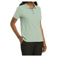 thumbnail image 4 of Mafoose Women's Comfortable Silk Touch Polo Golf Shirt Short Sleeve Mint Green XL, 4 of 7