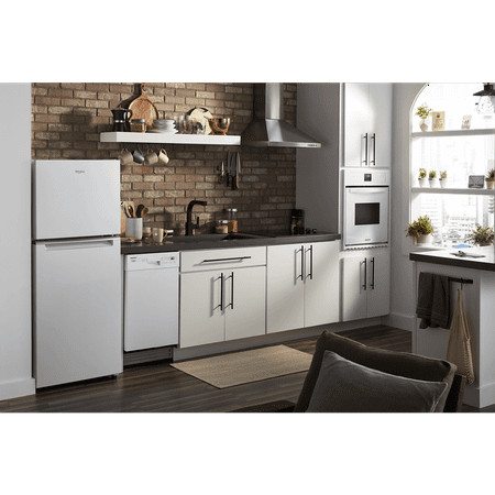 Whirlpool - 11.6 Cu. Ft. Top-Freezer Counter-Depth Refrigerator - White