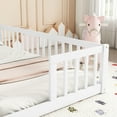 thumbnail image 6 of Double Twin Floor Bed with Fence, Guardrails, without door, 6 of 9