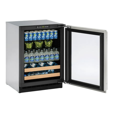 U-Line - 2000 Series 10-Bottle Built-In Wine Refrigerator - Stainless Steel