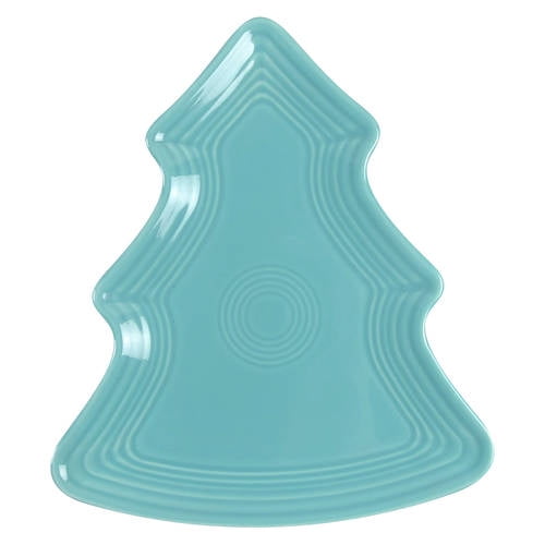 Open Box Homer Laughlin Fiesta Turquoise (Intro 1986) Tree Shaped Plate 11665017