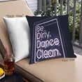 thumbnail image 1 of Ahgly Company Quotes Outdoor Throw Pillow, 18 inch by 18 inch, 1 of 6