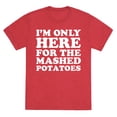 thumbnail image 6 of Im Only Here For The Mashed Potatoes Unisex Triblend Tee Tee Shirt Sweatshirt Hoodie, 6 of 7