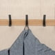 thumbnail image 3 of Perchero de pared con 5 ganchos de madera para colgar sobre la puerta, perchero para colgar ropa con ranura de almacenamiento, 3 of 8
