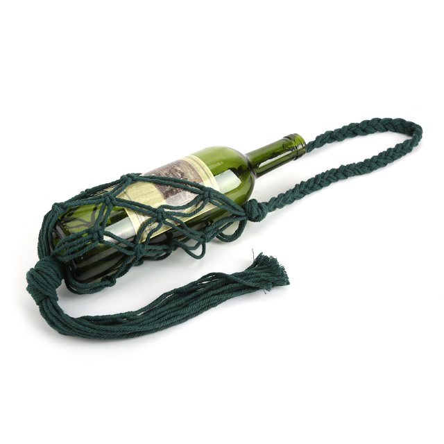 Accesorio de barra, portabotellas de vino, bolsa de almacenamiento de botellas bohemia, portabotellas de vino, diseño elevado