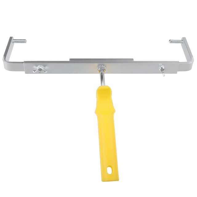 Rodillo de doble soporte para pinceles, soporte ajustable, rueda de desplazamiento, aleación de aluminio y plástico