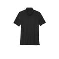 thumbnail image 3 of MERCER+METTLE Unisex Stretch Pique Full-Button Polo | Button Down Collared Shirt for Men & Women, Business Casual Shirt - Deep Black XL, 3 of 4