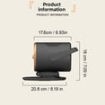 thumbnail image 3 of Portable Range Hood Household Foldable Small Tabletop Range Hood Removable Large-capacity Oil Tank 360 Rotating Base USB Charging for Apartments, Dorm, RV, Indoor BBQ, 3 of 8
