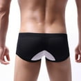 thumbnail image 4 of Ohufall Mens Underwear Men's Underwear Youth Ice Silk Thin Style Sexy Low Waist Pants Clearance, 4 of 6