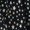 Black Gold Ditsy Stars, variant on Georgette Button Down Tie Sleeve Cafe Blouse