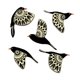thumbnail image 4 of 5 esculturas de madera de pájaros para decoración del hogar, estilo rústico, decoración artística de pájaros voladores para dormitorio y granja., 4 of 9
