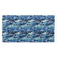 thumbnail image 5 of Bimba Blue Dolphin Mix Printed Pure Silk Scarf Neck Wrap Summer Hair Bandanas For Women 40 x 80 Inches, 5 of 6