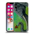 thumbnail image 1 of Head Case Designs Officially Licensed David Lozeau Colourful Grunge The Elephant Soft Gel Case Compatible with Apple iPhone X / iPhone XS, 1 of 7