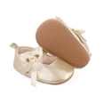 thumbnail image 6 of Yoyauz Baby Girl Mary Jane Shoes Anti Slip Rubber Sole Ballet Slippers Princess Dress Wedding Shoes Newborn Kids Shoes Toddler Shoes（0-12 Month）, 6 of 9