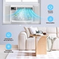 thumbnail image 3 of 8000 BTU Window Air Conditioner Unit with Remote Control, Cools Rooms Up to 350 Sq ft, 3 Cooling & Fan Speeds Quiet Operation, Digital Display, Easy Install Kit, for Bedroom, Office, 3 of 7