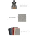 thumbnail image 2 of EIMELI Cloth Ribbon Jingle Bell Mini Christmas Pine Tree Desk Xmas Small Craft Decoration Home Office Show Window Ornament Gift, 2 of 9