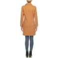 thumbnail image 3 of White Mark Women's Long Sleeve Classic Double-Breasted Walker Coat, 3 of 6