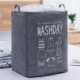 thumbnail image 3 of Collapsible Laundry Hamper Basket Storage Clothes Bag Washing Bin Toy Organiser, 3 of 8